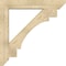 Ekena Millwork Merced Slat Rough Sawn Bracket w/ Offset Brace, Douglas Fir, 8"W x 46"D x 46"H BKT0806X46X46MRC06RDF - alternate 2